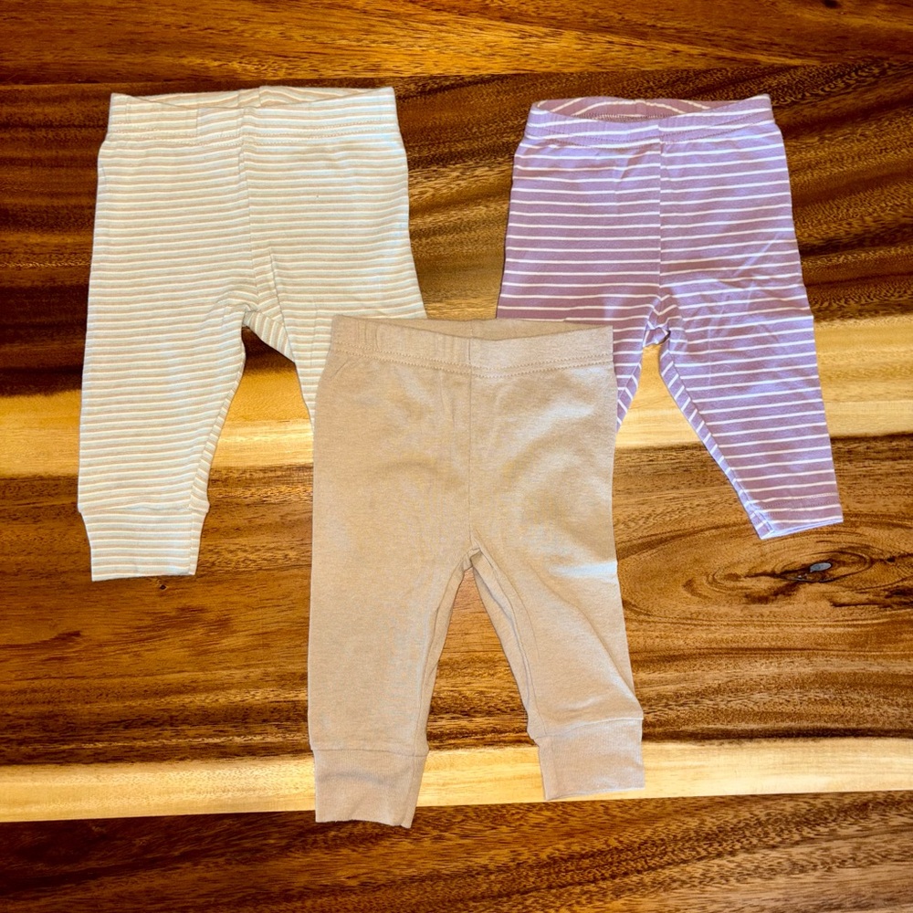 Carter's 3 pack Baby Girl Leggings